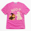 Boo-P Ghost And Dog Premium Graphic Ver 2 T-Shirt - Halloween catona-0991-v2
