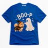 Boo-P Ghost And Dog Premium Graphic Ver 2 T-Shirt - Halloween catona-0991-v3