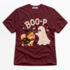 Boo-P Ghost And Dog Premium Graphic Ver 2 T-Shirt - Halloween catona-0991-v5