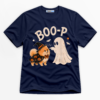 Boo-P Ghost And Dog Premium Graphic Ver 2 T-Shirt - Halloween catona-0991-v7