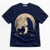 Boo-P Ghost And Dog Premium Graphic Ver 4 T-Shirt - Halloween catona-0995-v3