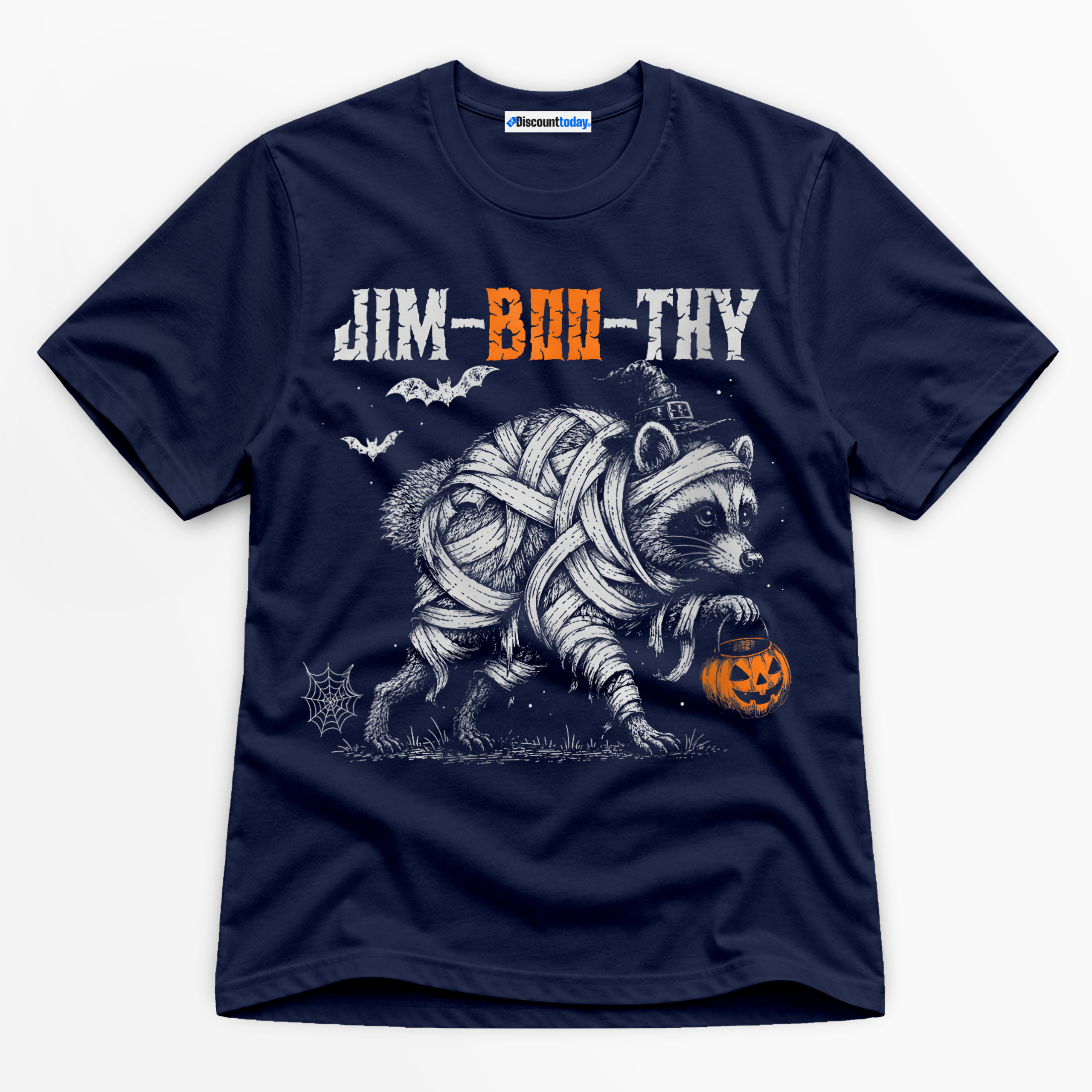 Jim-Boo-Thy Mummy Raccoon Premium Graphic T-Shirt - Halloween catona-1007-v3