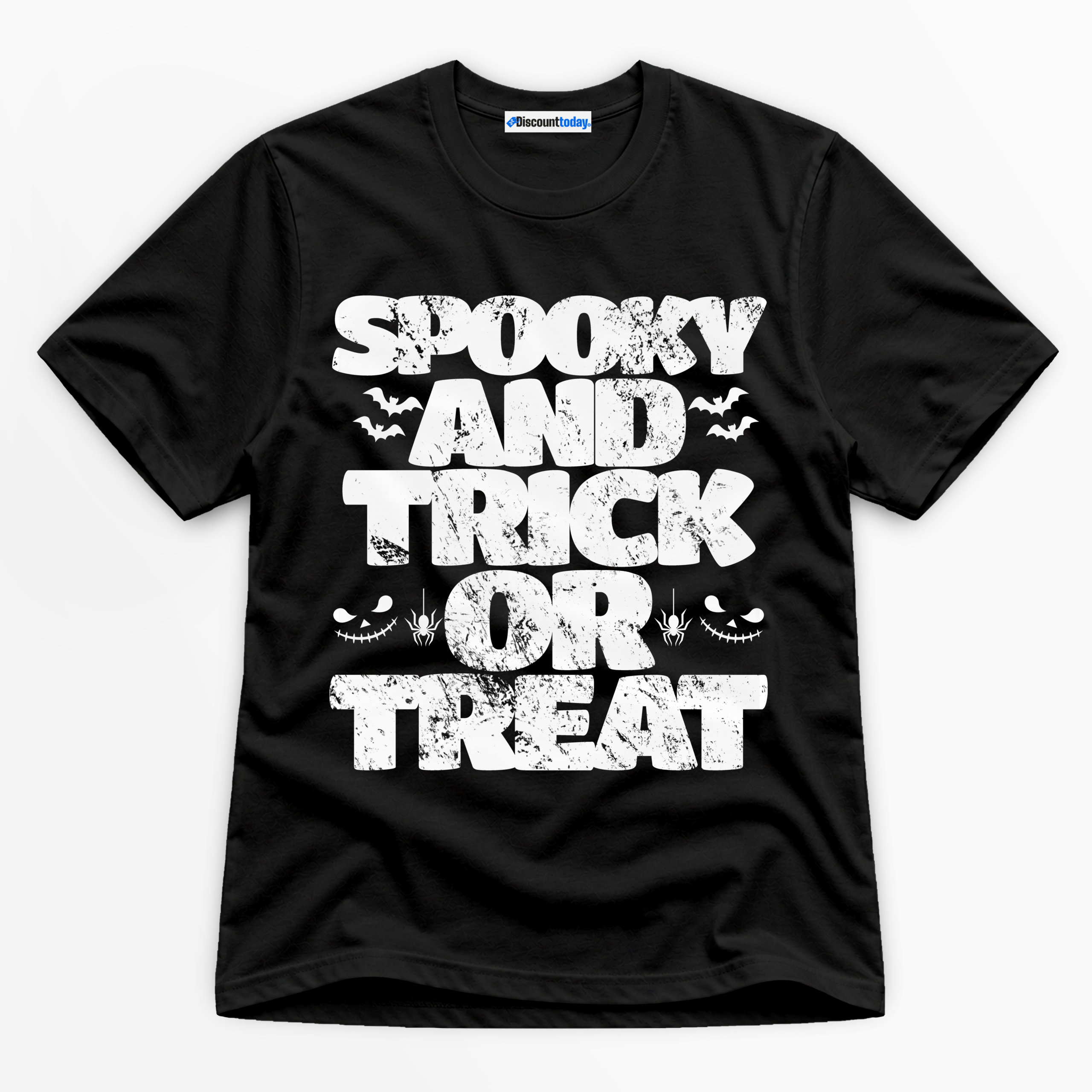 Spooky And Trick Or Treat Premium Graphic T-Shirt - Halloween catona-1010