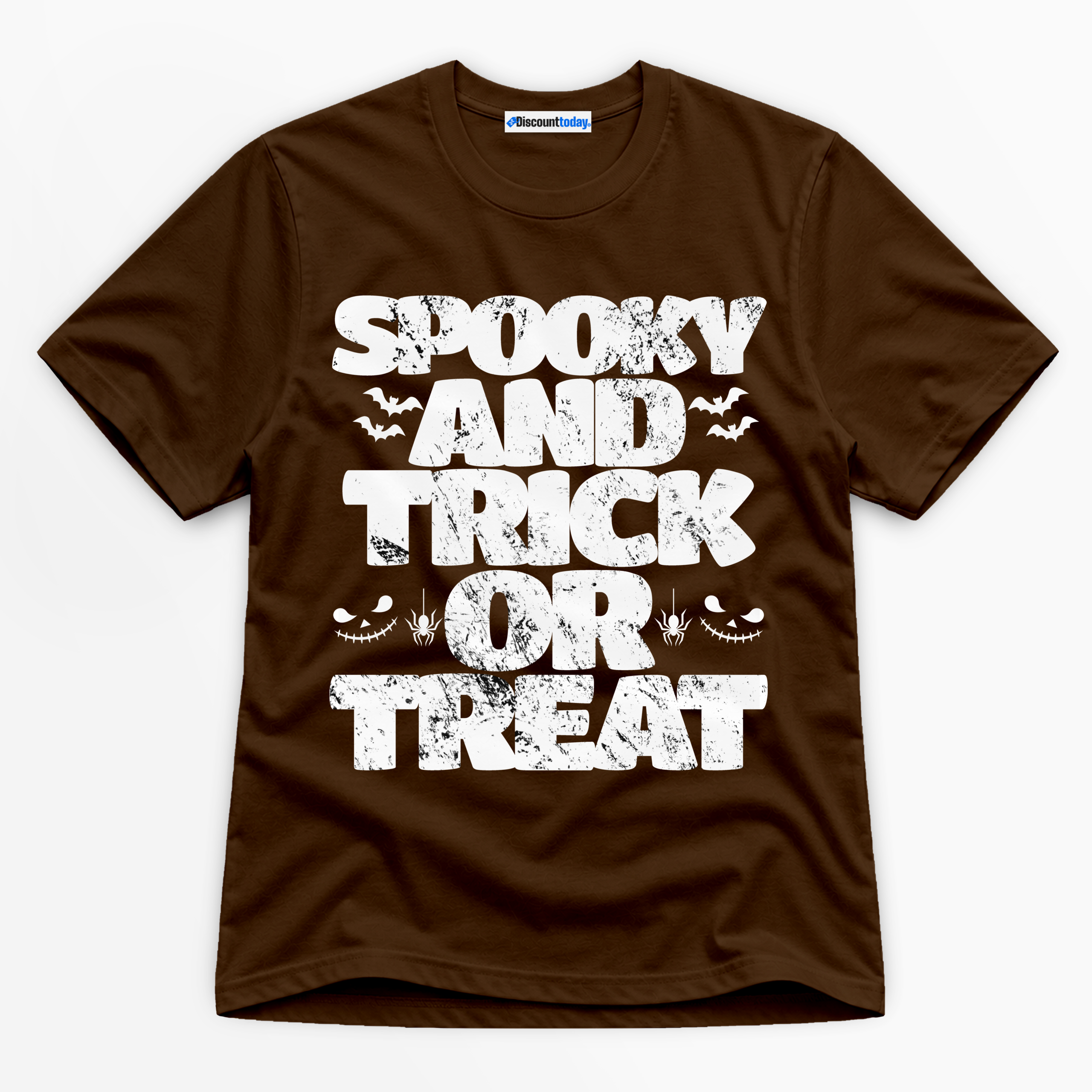 Spooky And Trick Or Treat Premium Graphic T-Shirt - Halloween catona-1010-v3