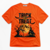 Trick Or Treat Haunted House Premium Graphic T-Shirt - Halloween catona-1012-v2