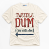 Tweedle Dum I'm With Dee Premium Graphic T-Shirt - Halloween catona-1024-v2