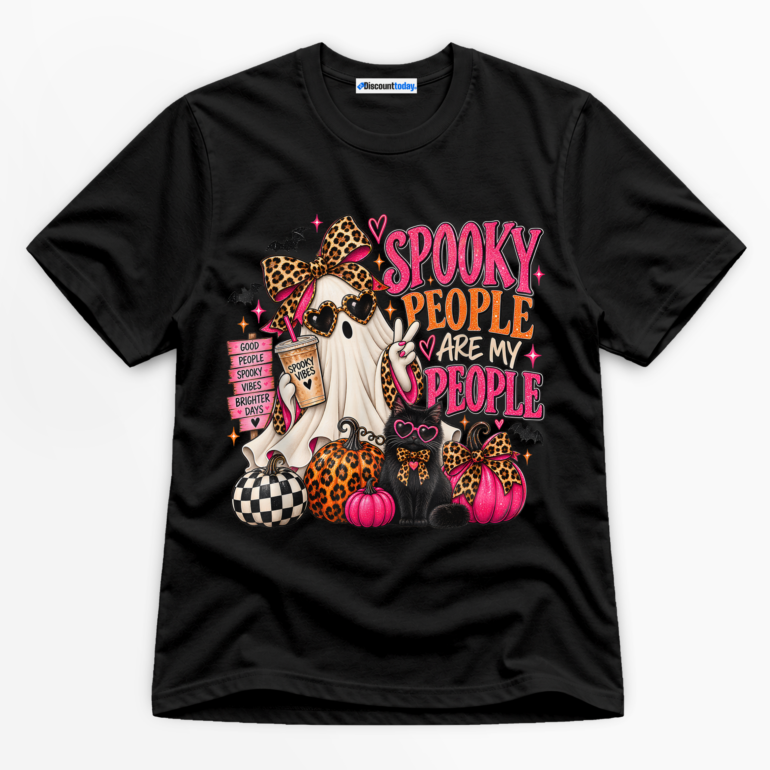 Spooky People Are My People Premium Graphic T-Shirt - Halloween catona-1029