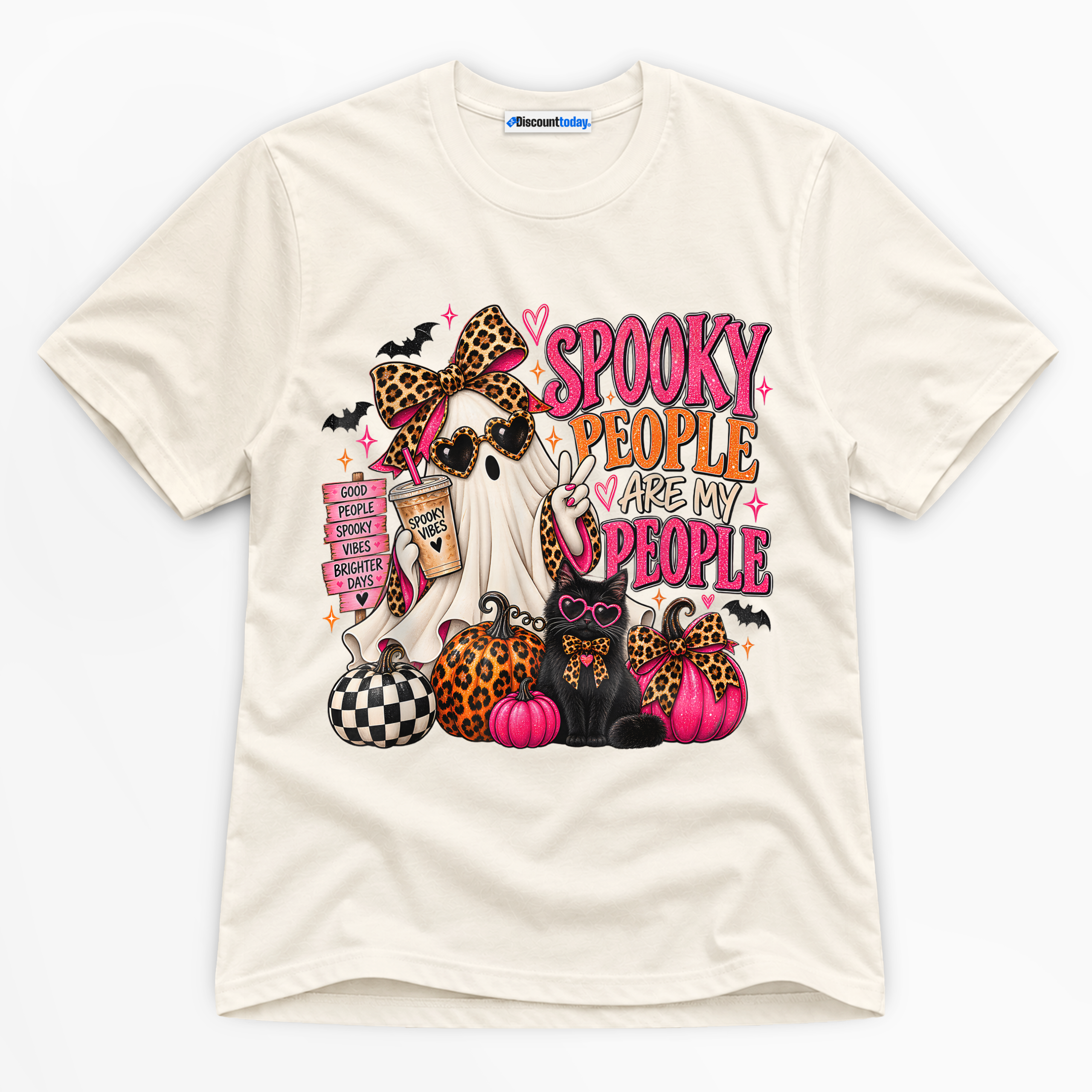 Spooky People Are My People Premium Graphic T-Shirt - Halloween catona-1029-v2