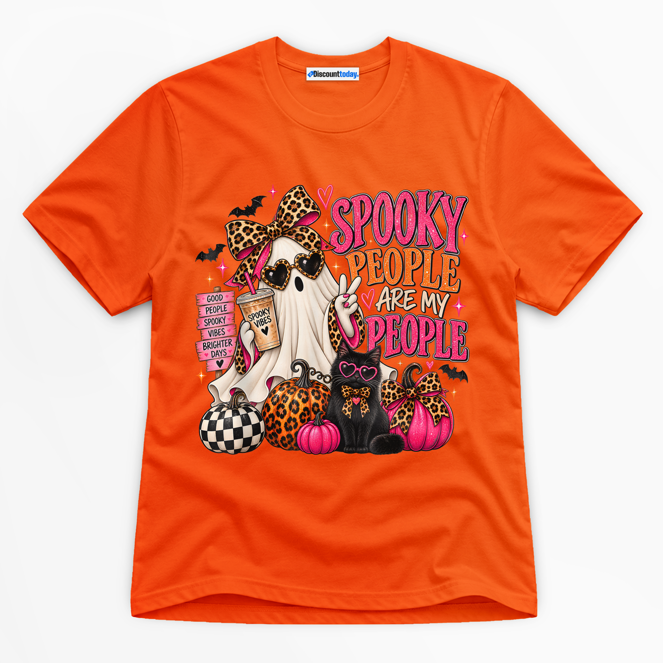 Spooky People Are My People Premium Graphic T-Shirt - Halloween catona-1029-v3