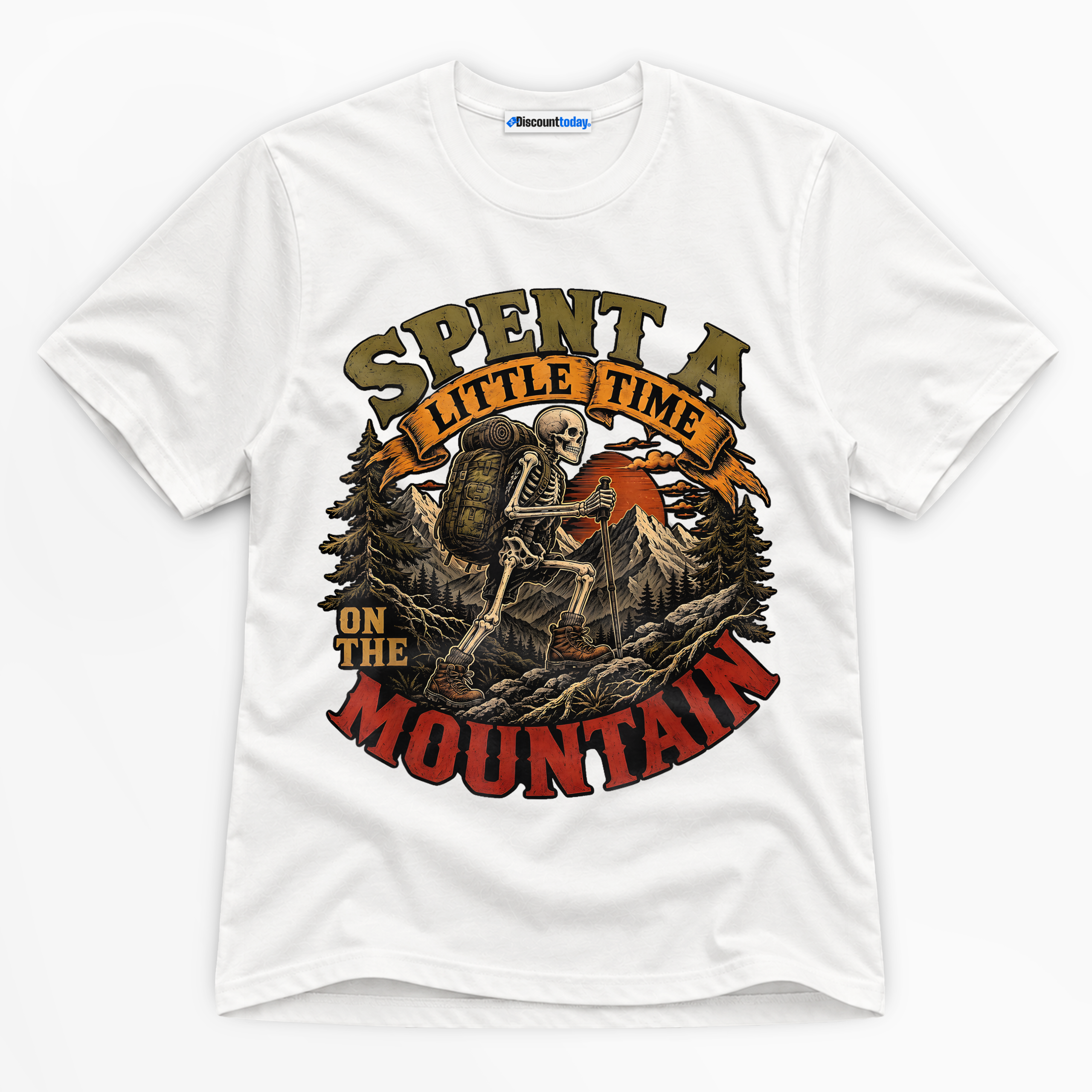 Spent A Little Time On The Mountain Premium Graphic T-Shirt - Halloween catona-1032-v1