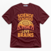 Science Teachers Love Brains Premium Graphic T-Shirt - Halloween catona-1035-v3