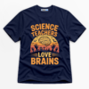 Science Teachers Love Brains Premium Graphic T-Shirt - Halloween catona-1035-v5