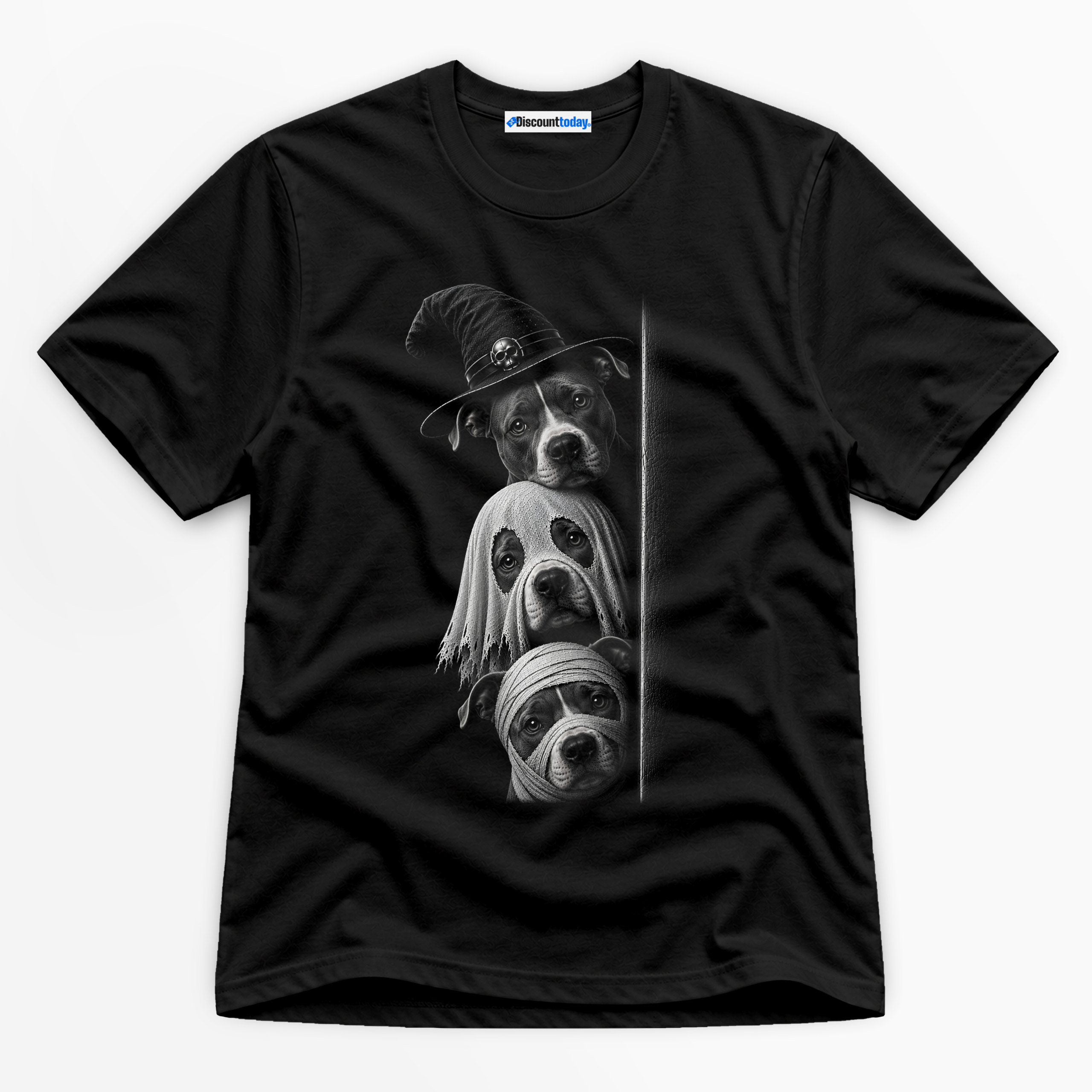 Halloween Costume Dogs Premium Graphic T-Shirt - Halloween catona-1036