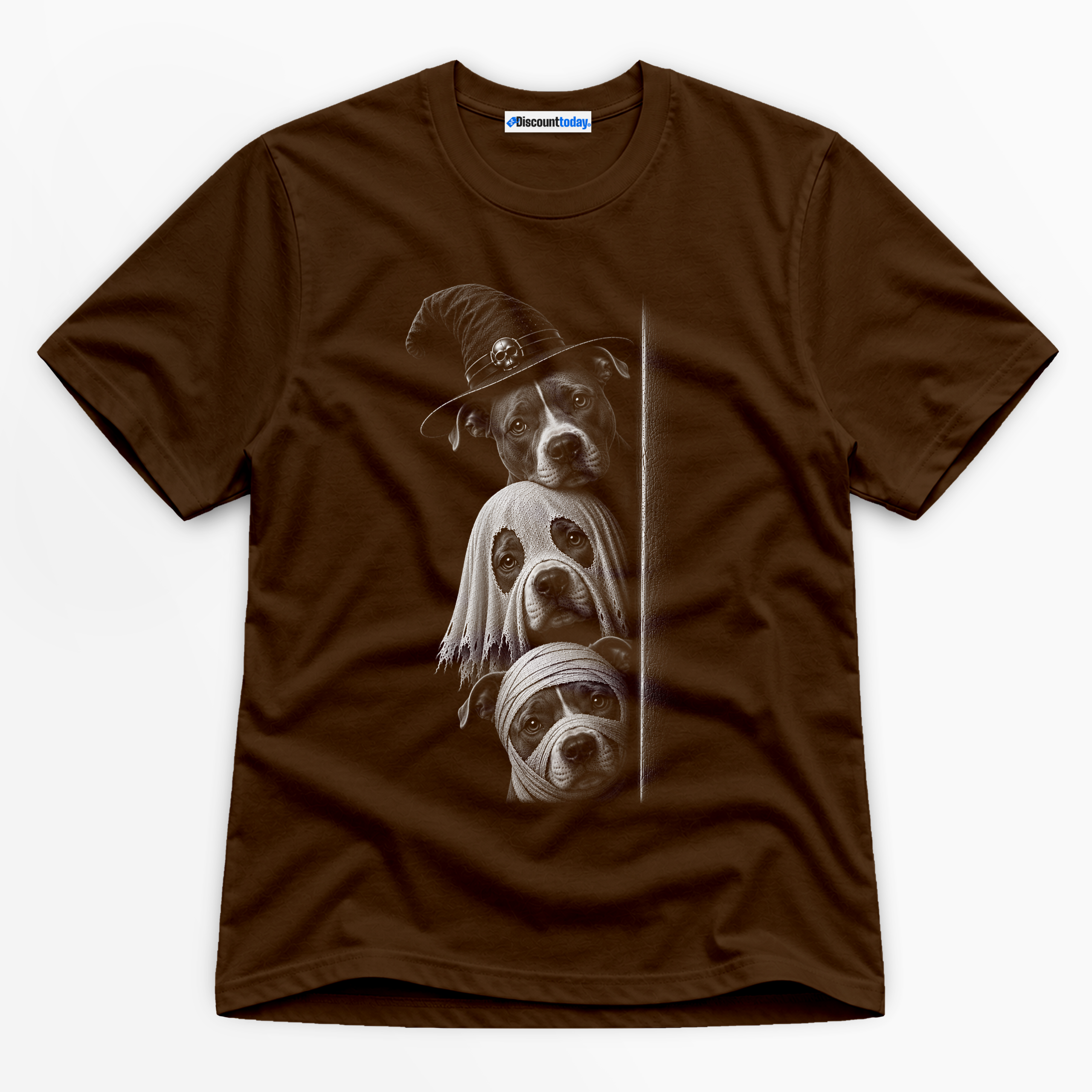 Halloween Costume Dogs Premium Graphic T-Shirt - Halloween catona-1036-v1