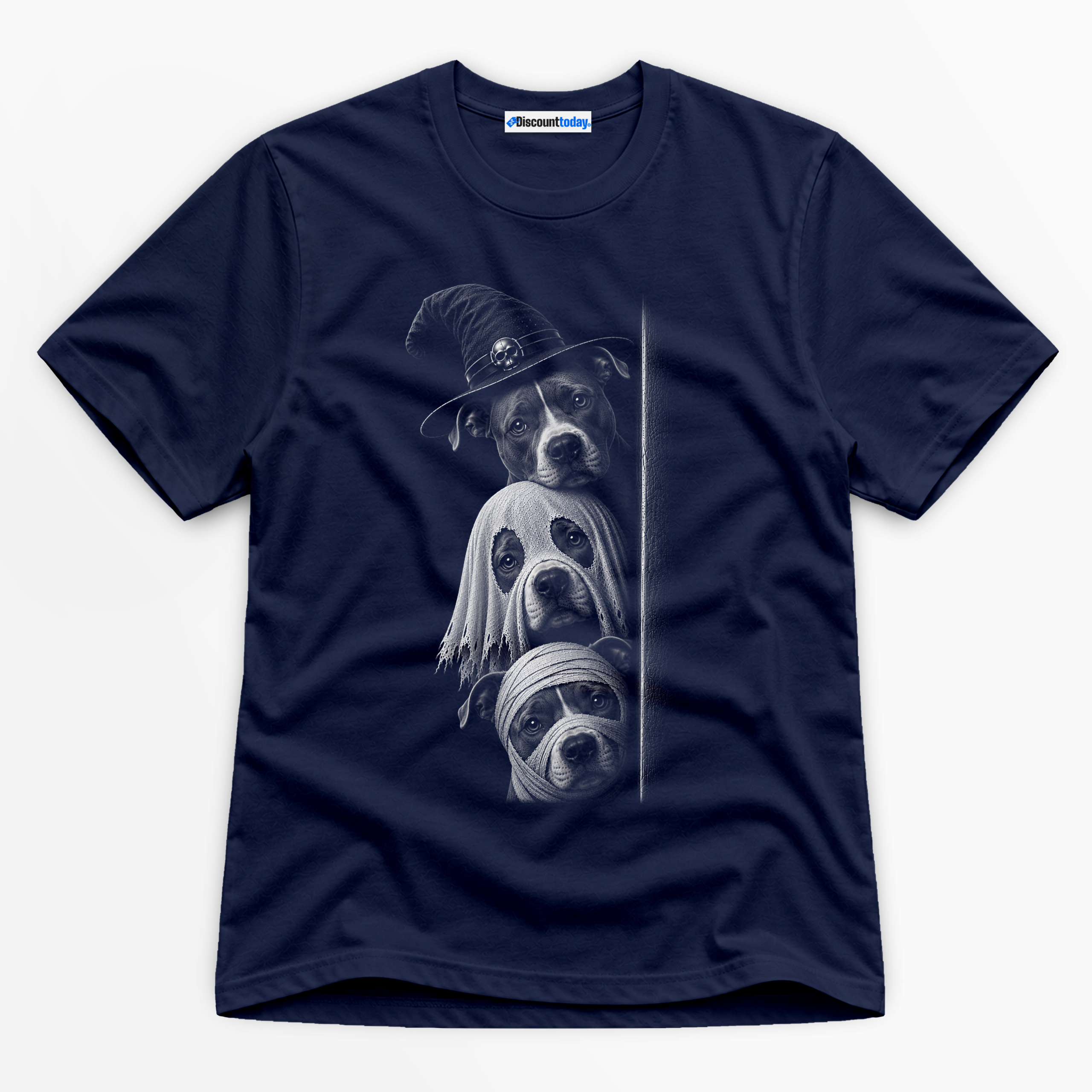 Halloween Costume Dogs Premium Graphic T-Shirt - Halloween catona-1036-v2