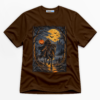 Headless Horseman Pumpkin Rider Premium Graphic T-Shirt - Halloween catona-1049-v4