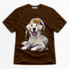Mummy Golden Retriever Premium Graphic T-Shirt - Halloween catona-1064-v3