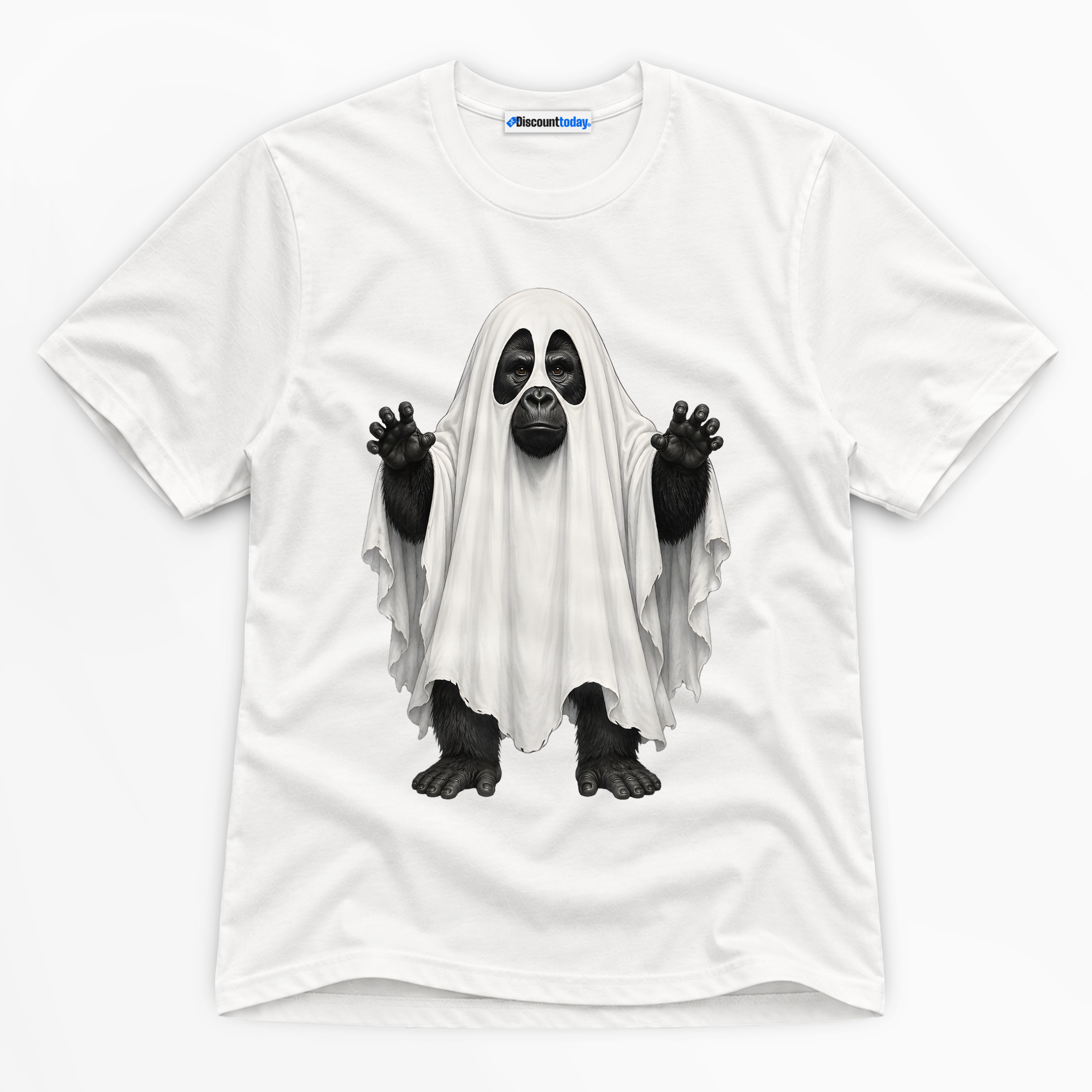 Ghost Gorilla Premium Graphic T-Shirt - Halloween catona-1067-v1