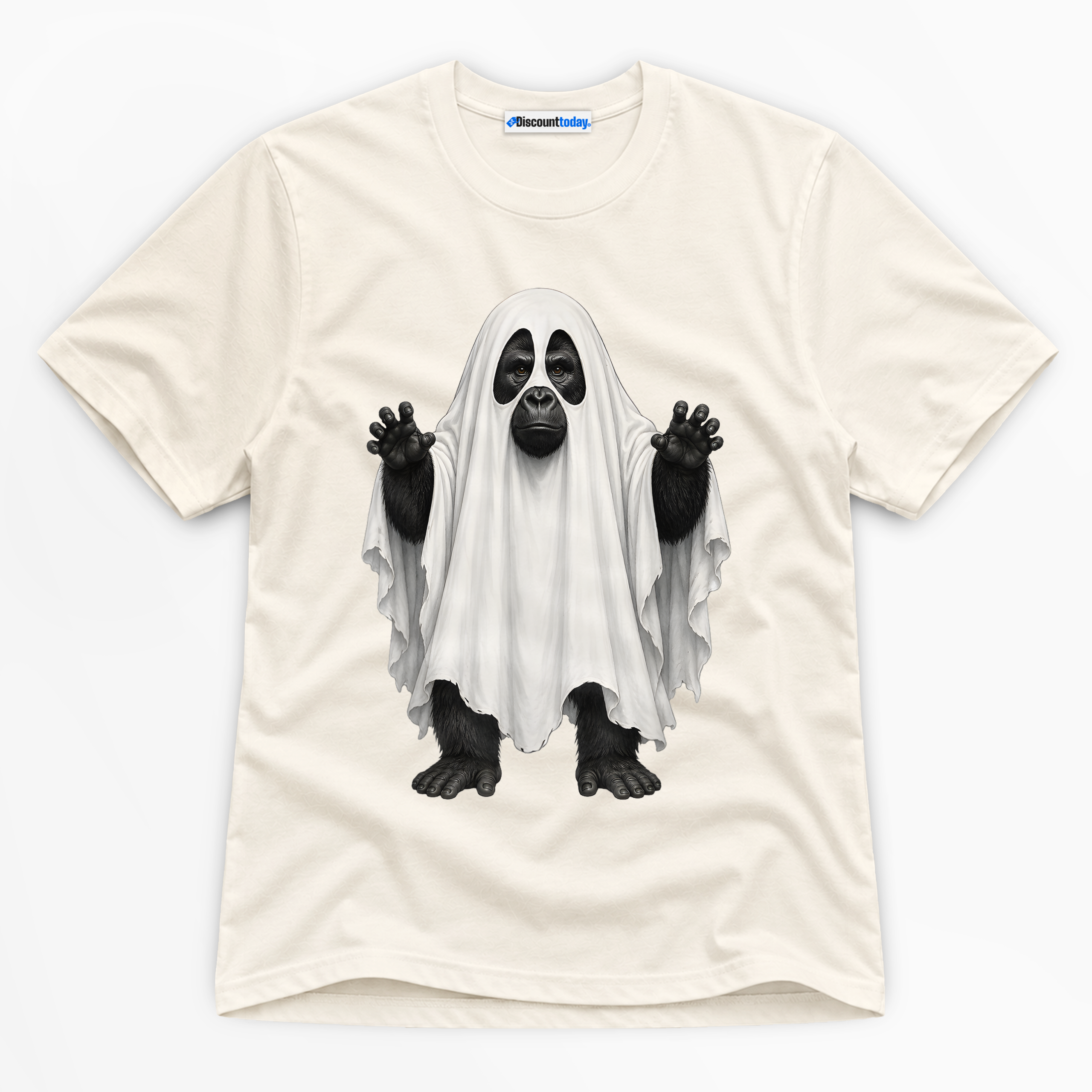 Ghost Gorilla Premium Graphic T-Shirt - Halloween catona-1067-v2
