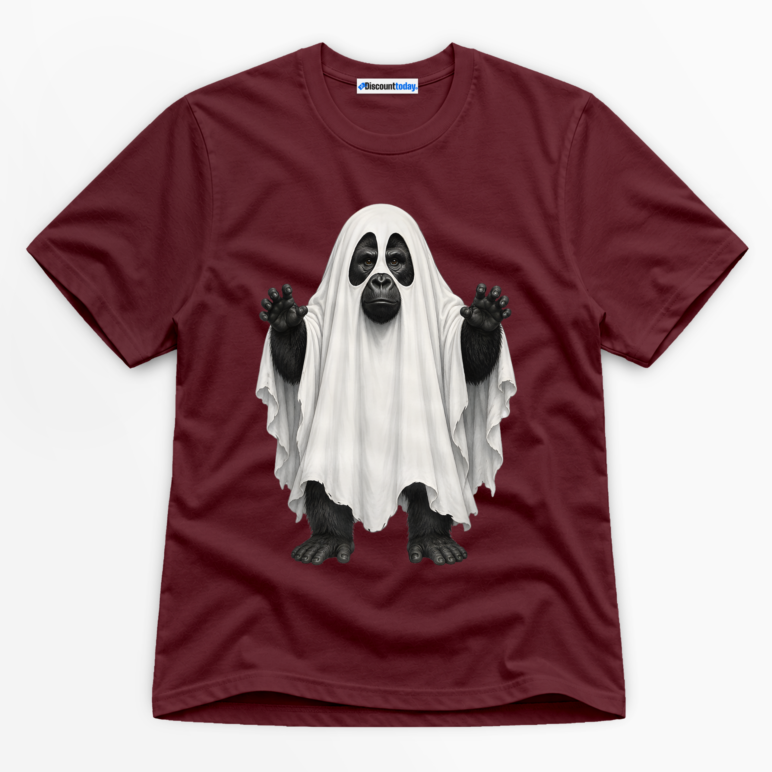 Ghost Gorilla Premium Graphic T-Shirt - Halloween catona-1067-v3