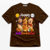 Happy Hallothanksmas Premium Graphic Ver 2 Black T-Shirt - Holiday catona-1069-v2