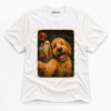 Halloween Dog Selfie Premium Graphic T-Shirt - Halloween catona-1077-v1