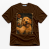 Halloween Dog Selfie Premium Graphic T-Shirt - Halloween catona-1077-v3