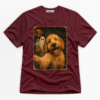Halloween Dog Selfie Premium Graphic T-Shirt - Halloween catona-1077-v4