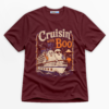 Cruisin' With My Boo Premium Graphic T-Shirt - Halloween catona-1086-v1