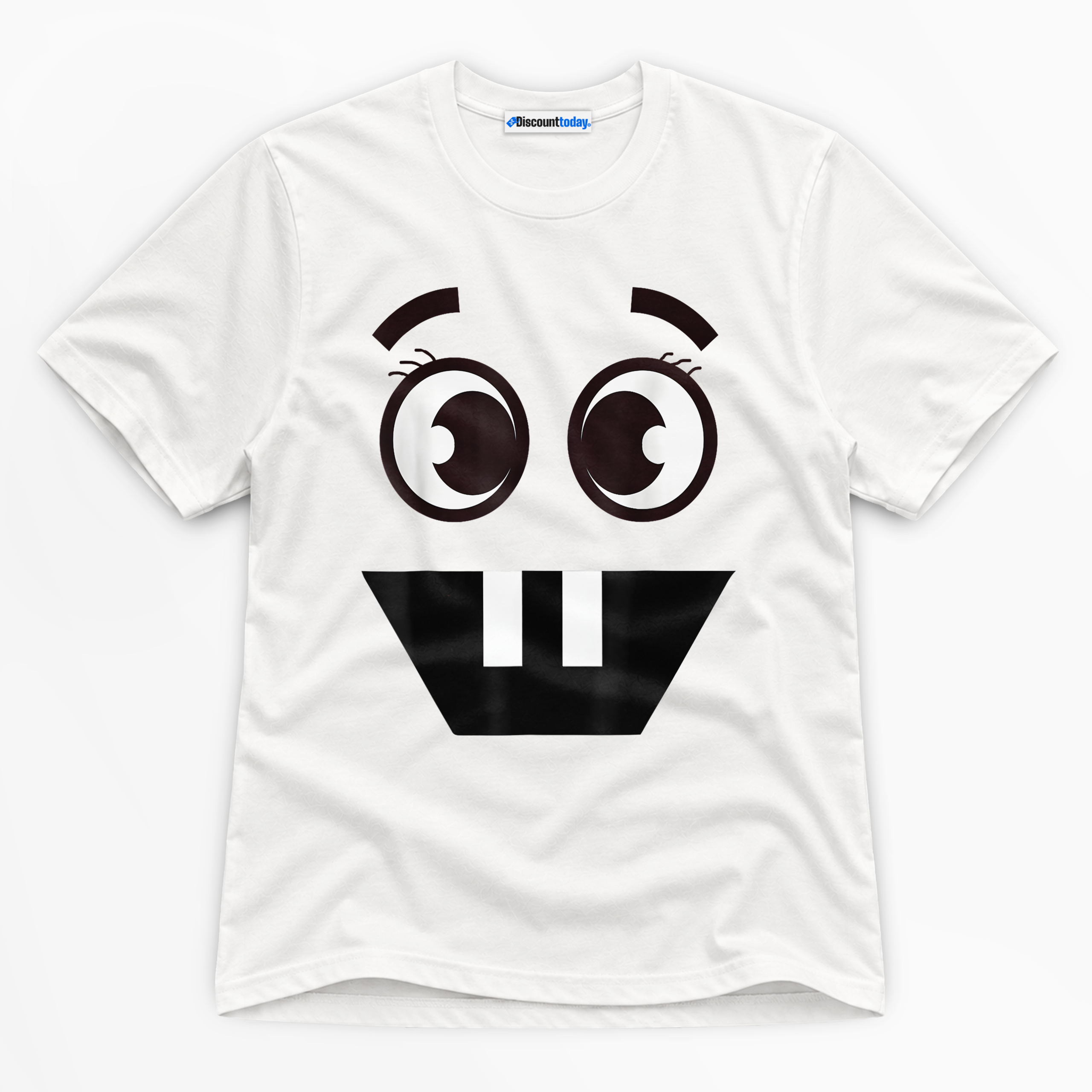 Funny Goofy Face Premium Graphic T-Shirt - Halloween catona-1087