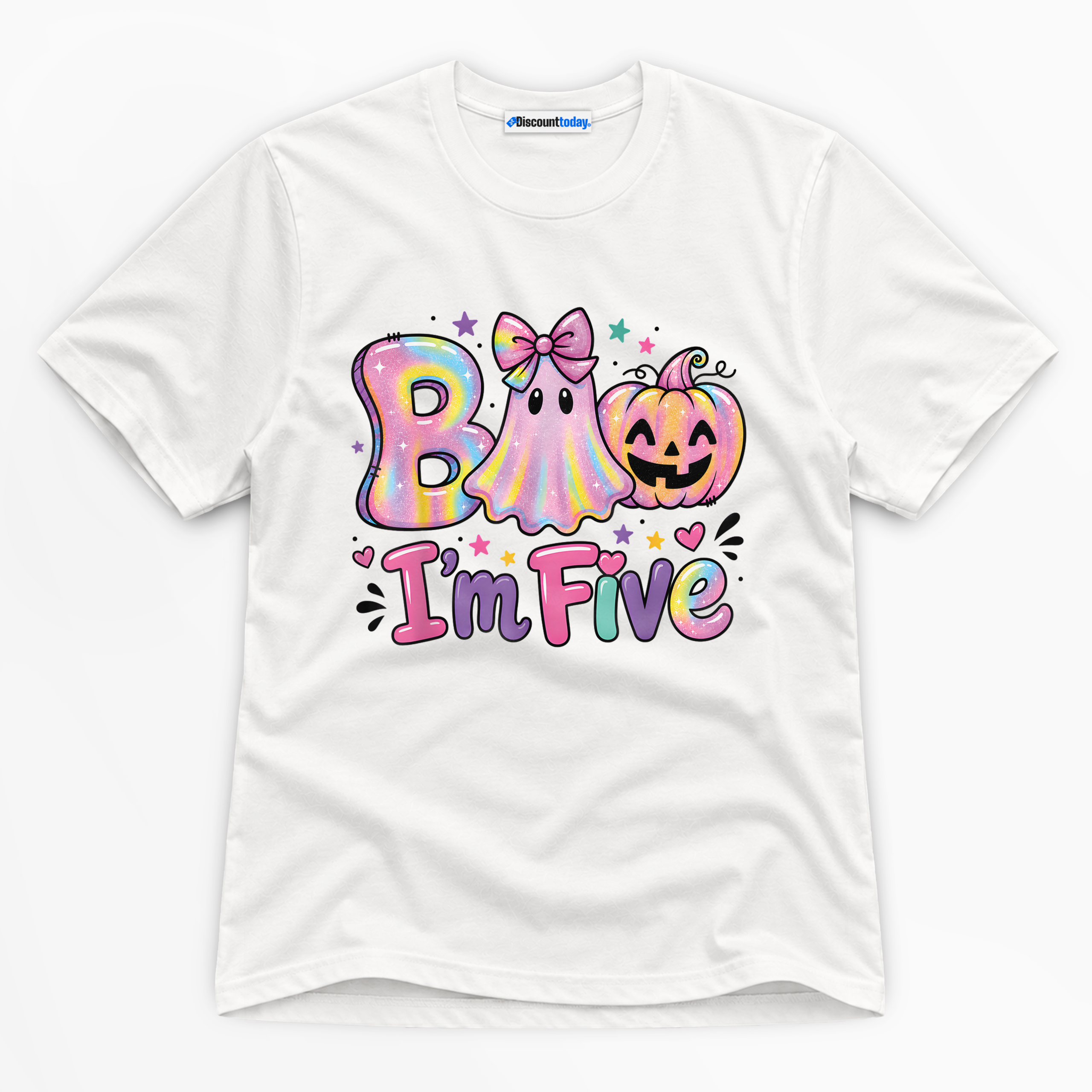 Boo I'm Five Premium Graphic T-Shirt - Halloween catona-1091-v1