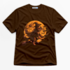 Witch Dog Riding Broom Premium Graphic Ver 1 T-Shirt - Halloween catona-1095-v2