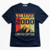 Vintage 2000 Limited Edition Premium Graphic T-Shirt - Birthday catona-1099-v4