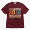 Vintage 2018 Limited Edition Premium Graphic T-Shirt - Birthday catona-1101-v4