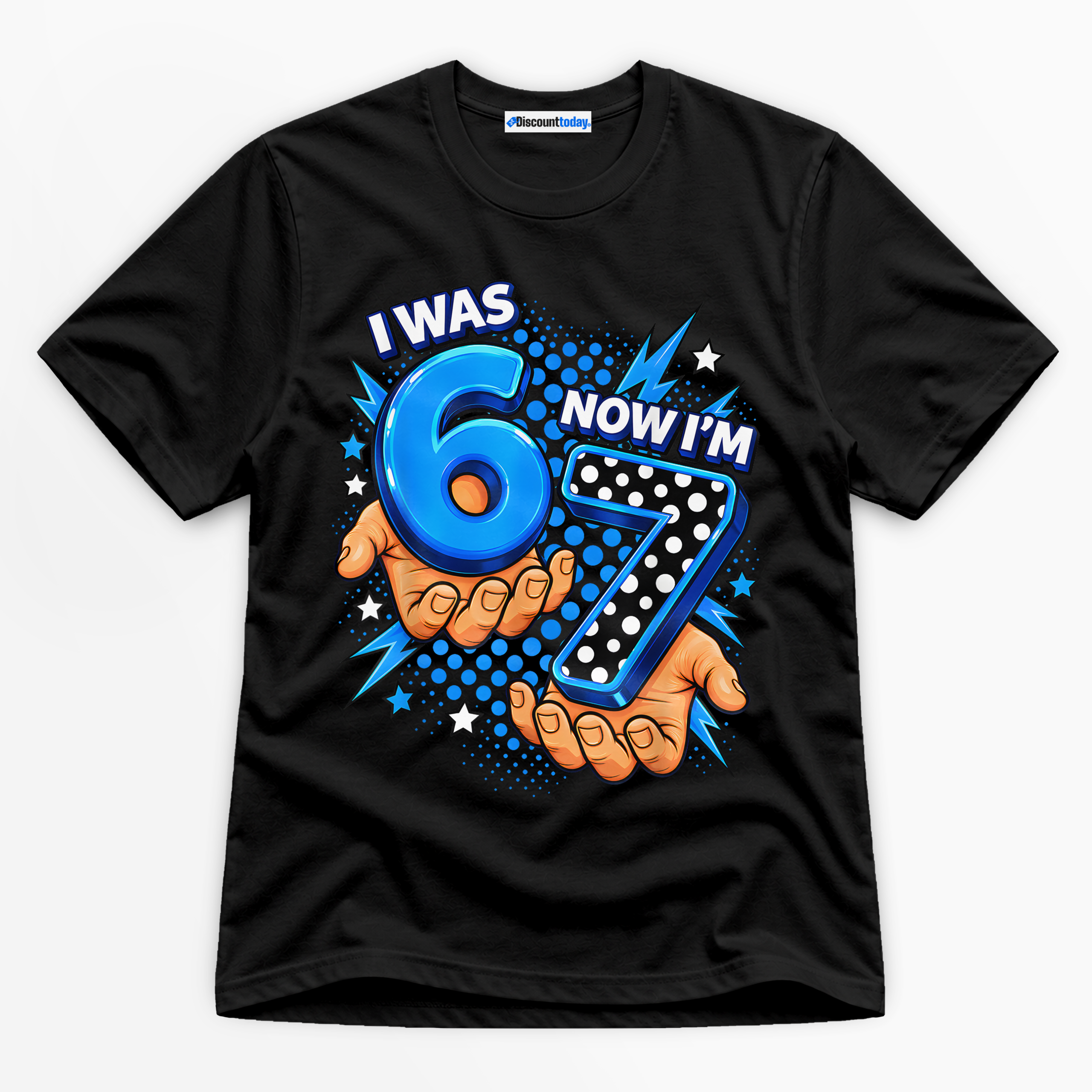 I Was 6 Now I'm 7 Premium Graphic T-Shirt - Birthday catona-1110