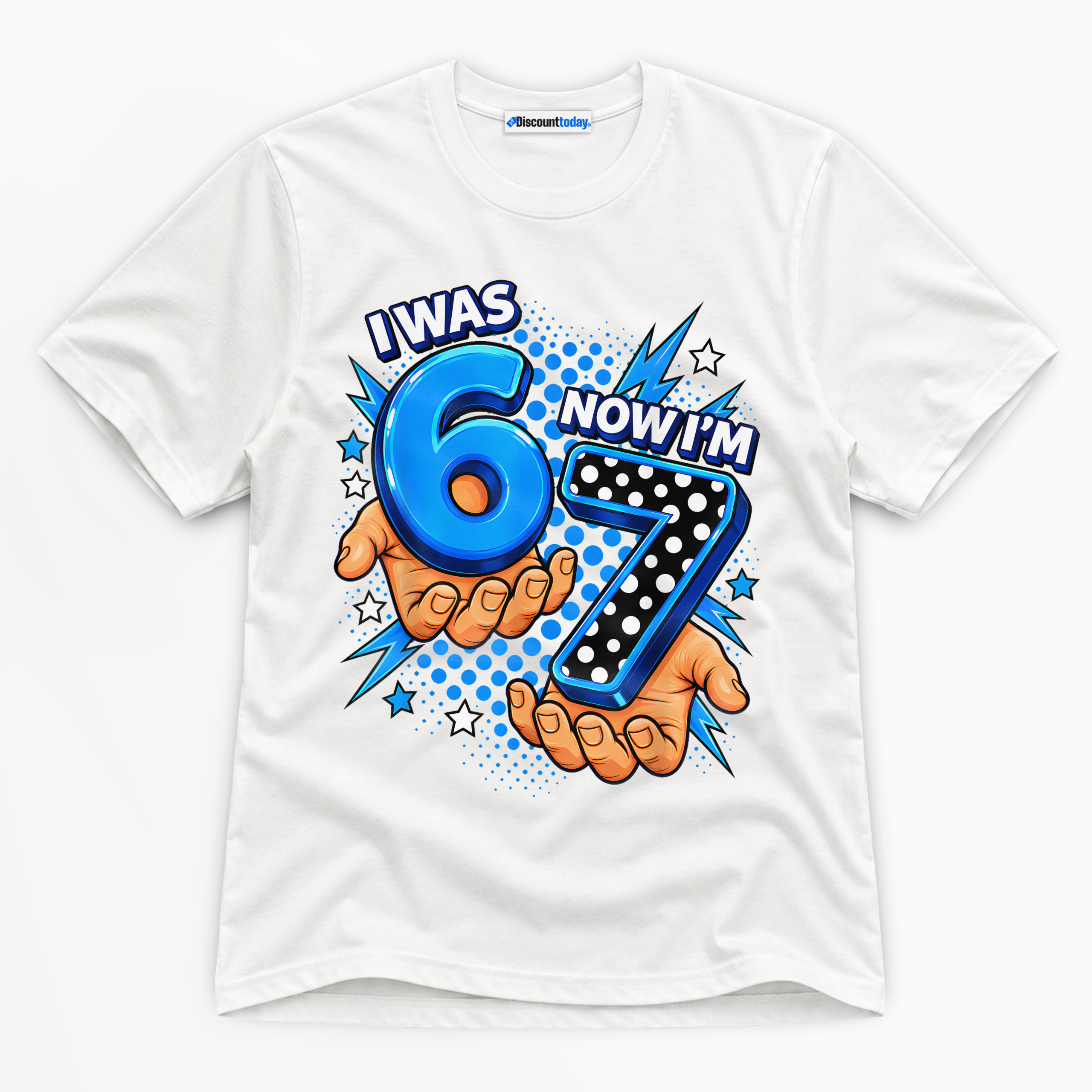 I Was 6 Now I'm 7 Premium Graphic T-Shirt - Birthday catona-1110-v1