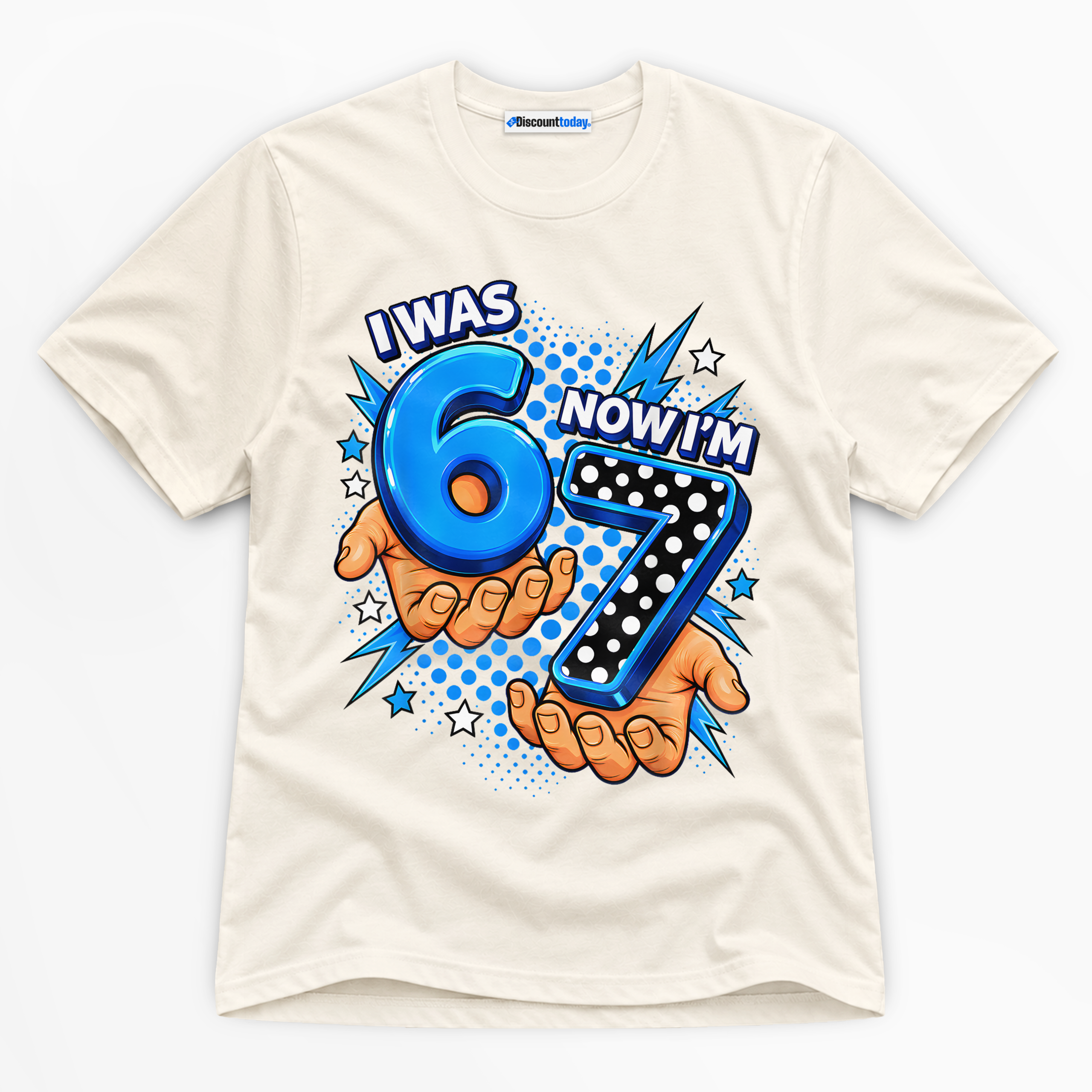 I Was 6 Now I'm 7 Premium Graphic T-Shirt - Birthday catona-1110-v2