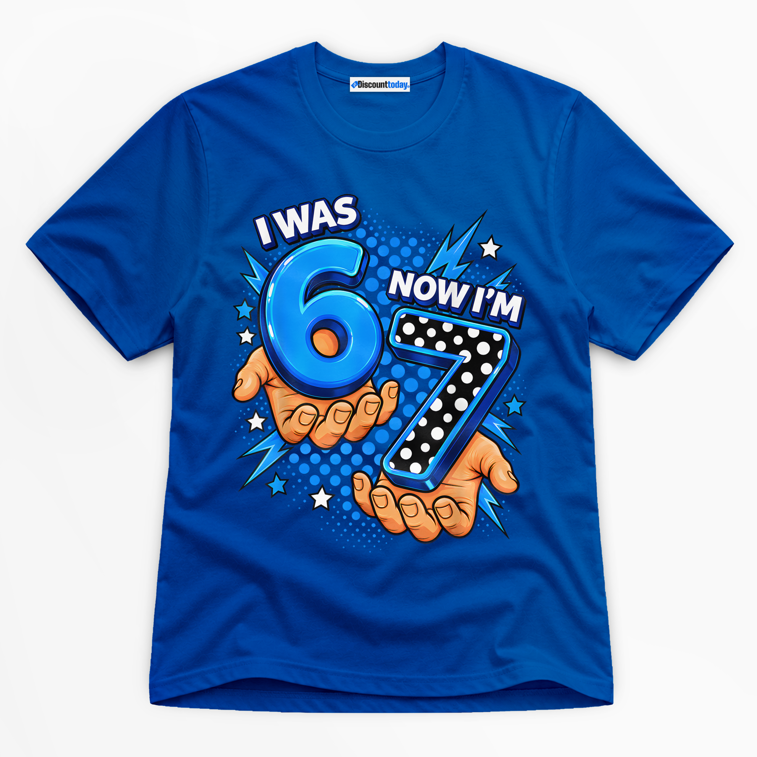 I Was 6 Now I'm 7 Premium Graphic T-Shirt - Birthday catona-1110-v4