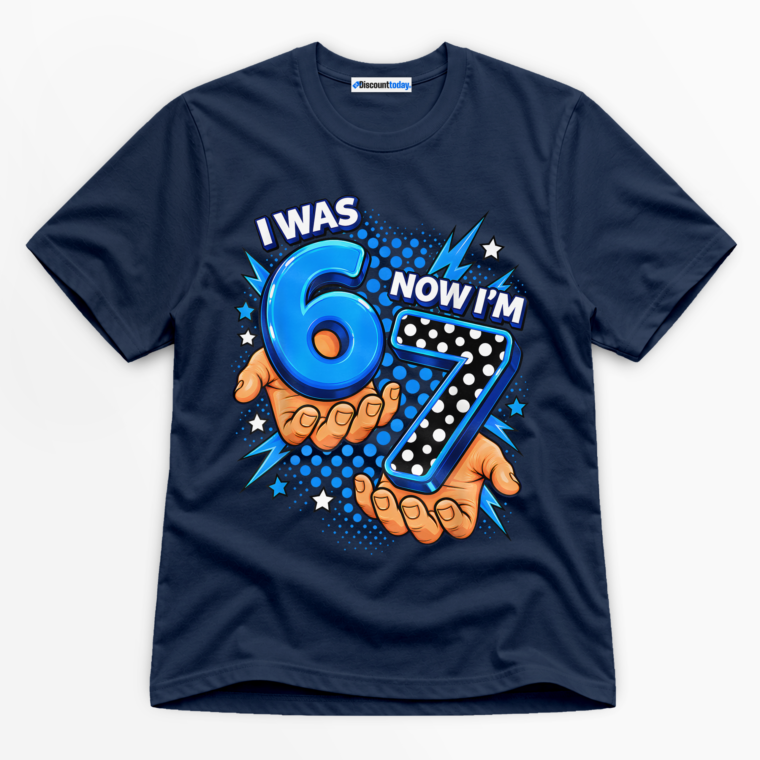 I Was 6 Now I'm 7 Premium Graphic T-Shirt - Birthday catona-1110-v5