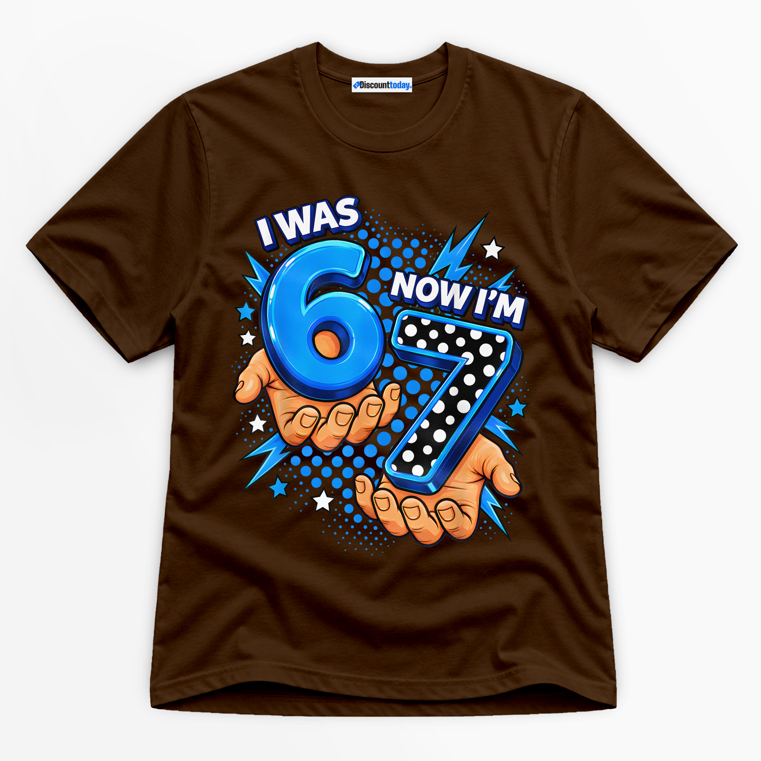 I Was 6 Now I'm 7 Premium Graphic T-Shirt - Birthday I Was 6 Now I'm 7 Premium Graphic T-Shirt - Birthday - Image 7