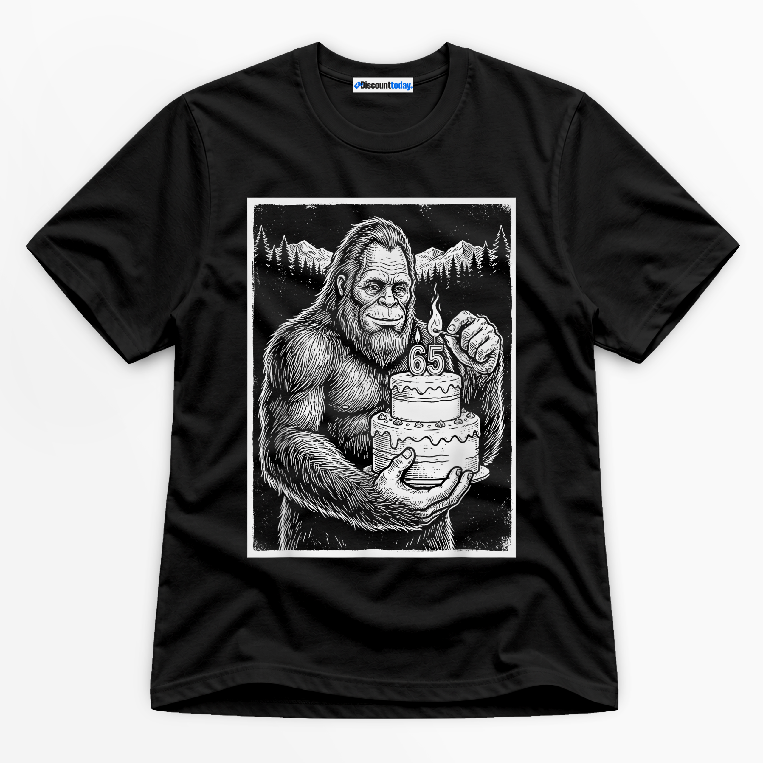 65th Birthday Bigfoot Premium Graphic T-Shirt - Birthday catona-1112