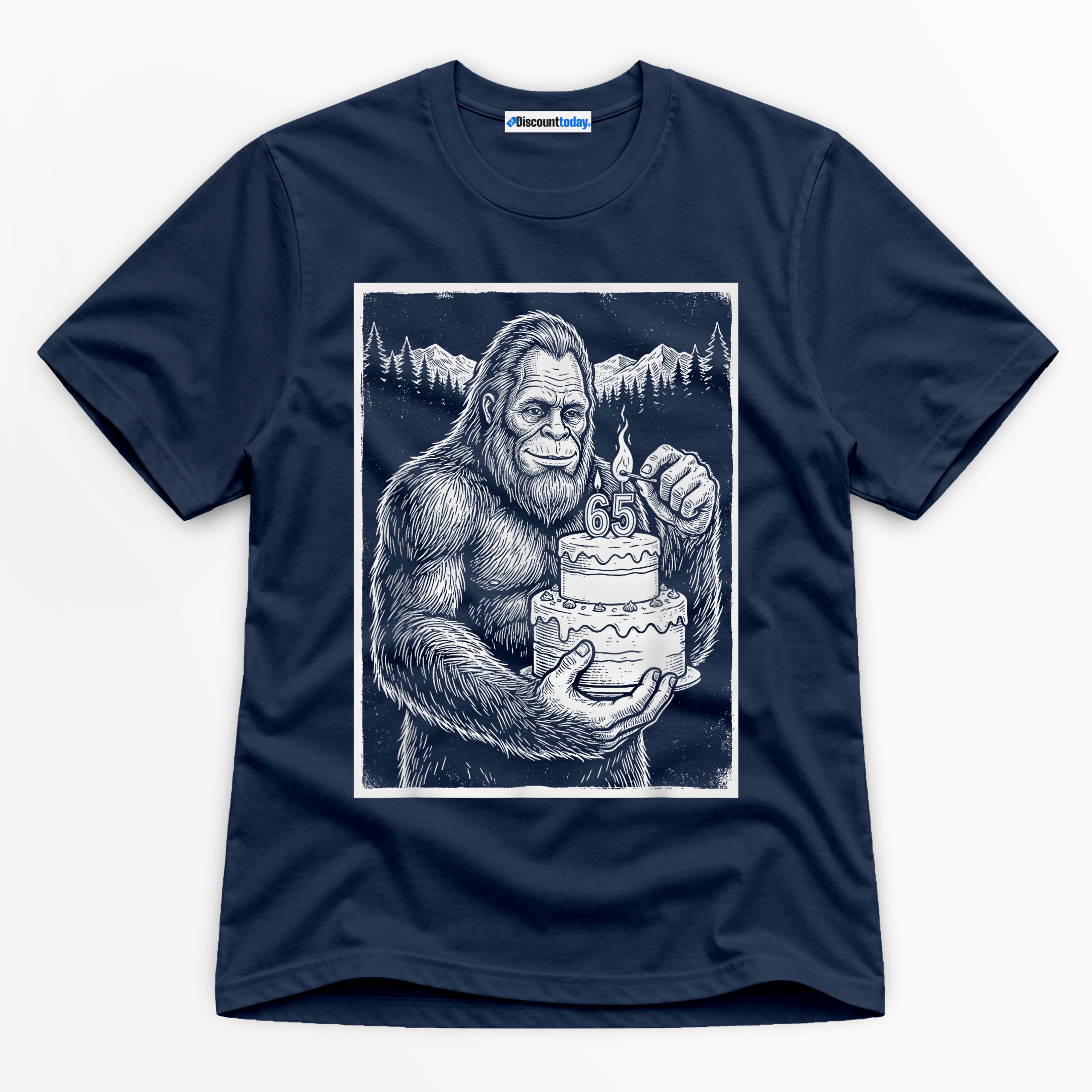 65th Birthday Bigfoot Premium Graphic T-Shirt - Birthday catona-1112-v1