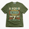 A Legend Was Born on October 7th Premium Graphic T-Shirt - Birthday catona-1113-v3