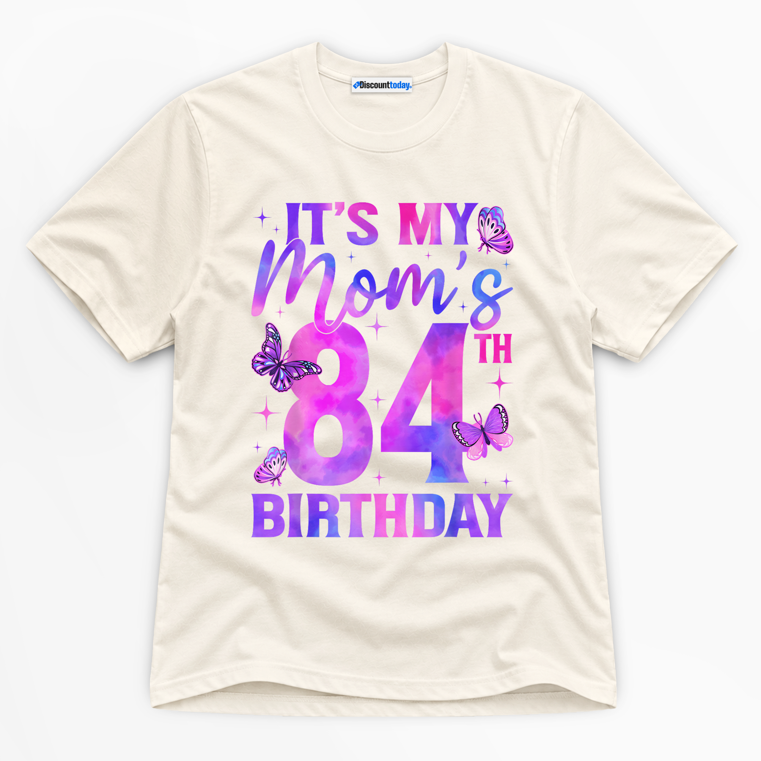 It's My Mom's 84th Birthday Premium Graphic T-Shirt - Birthday catona-1138-v2