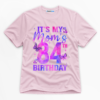 It's My Mom's 84th Birthday Premium Graphic T-Shirt - Birthday catona-1138-v3