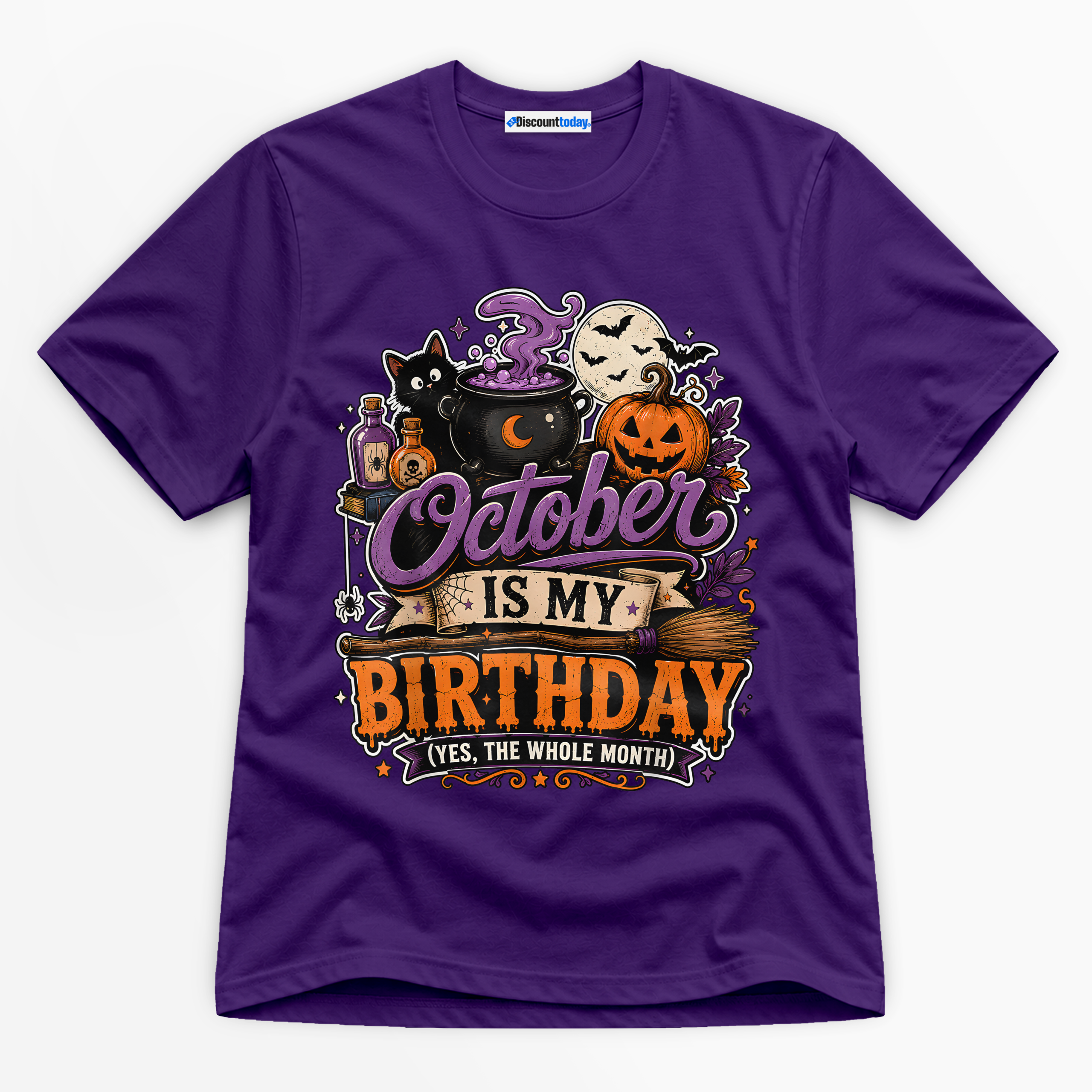 October Is My Birthday Premium Graphic T-Shirt - Birthday catona-1139-v3