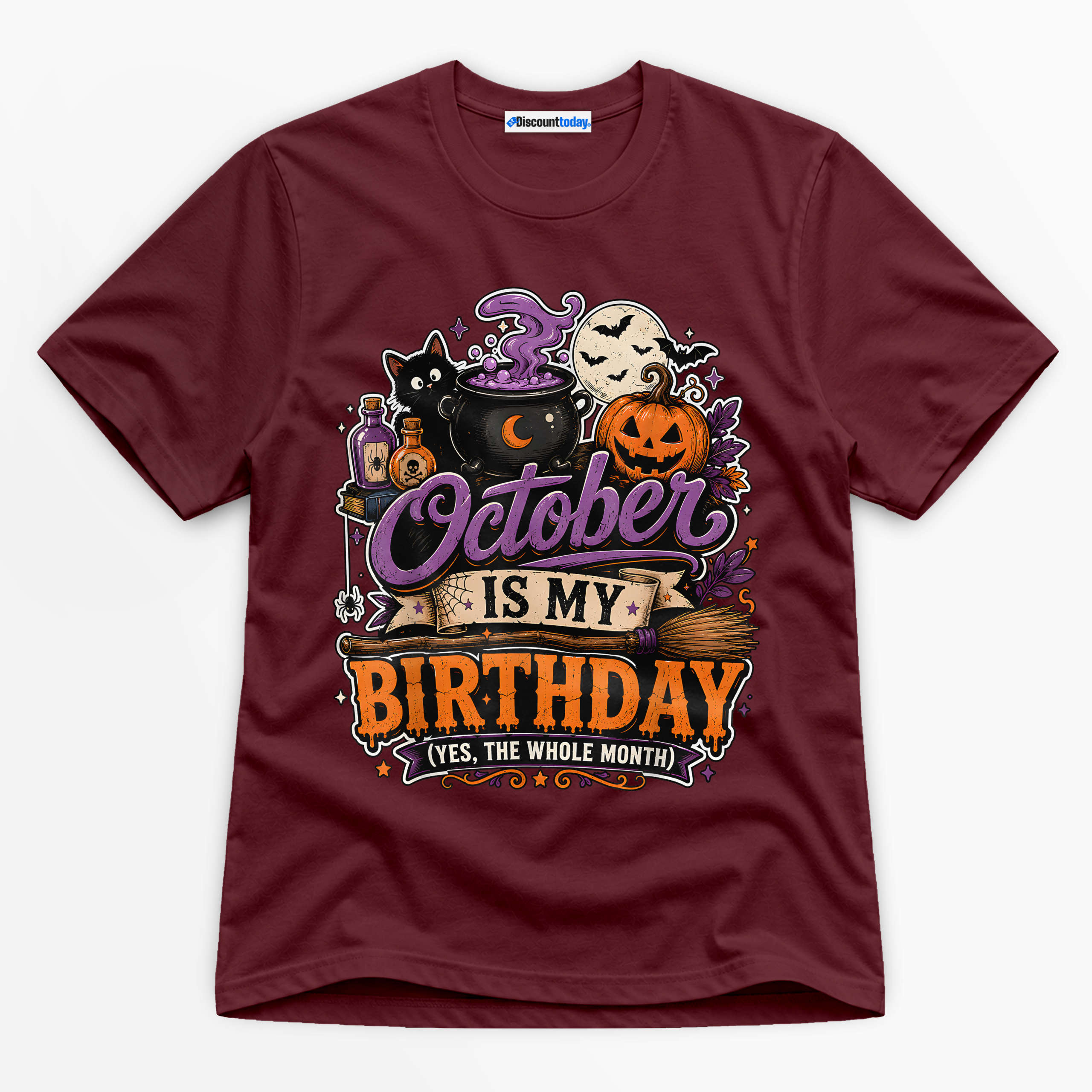 October Is My Birthday Premium Graphic T-Shirt - Birthday catona-1139-v5