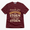 December Girl I Am The Storm Premium Graphic T-Shirt - Birthday catona-1141-v4