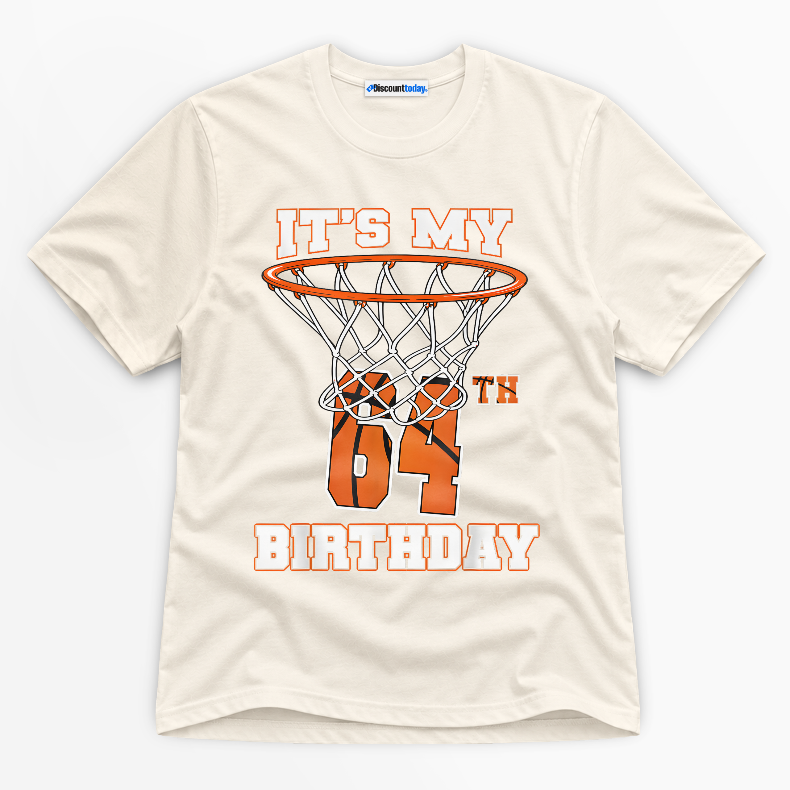 It's My 64th Birthday Basketball Premium Graphic T-Shirt - Birthday catona-1143-v2