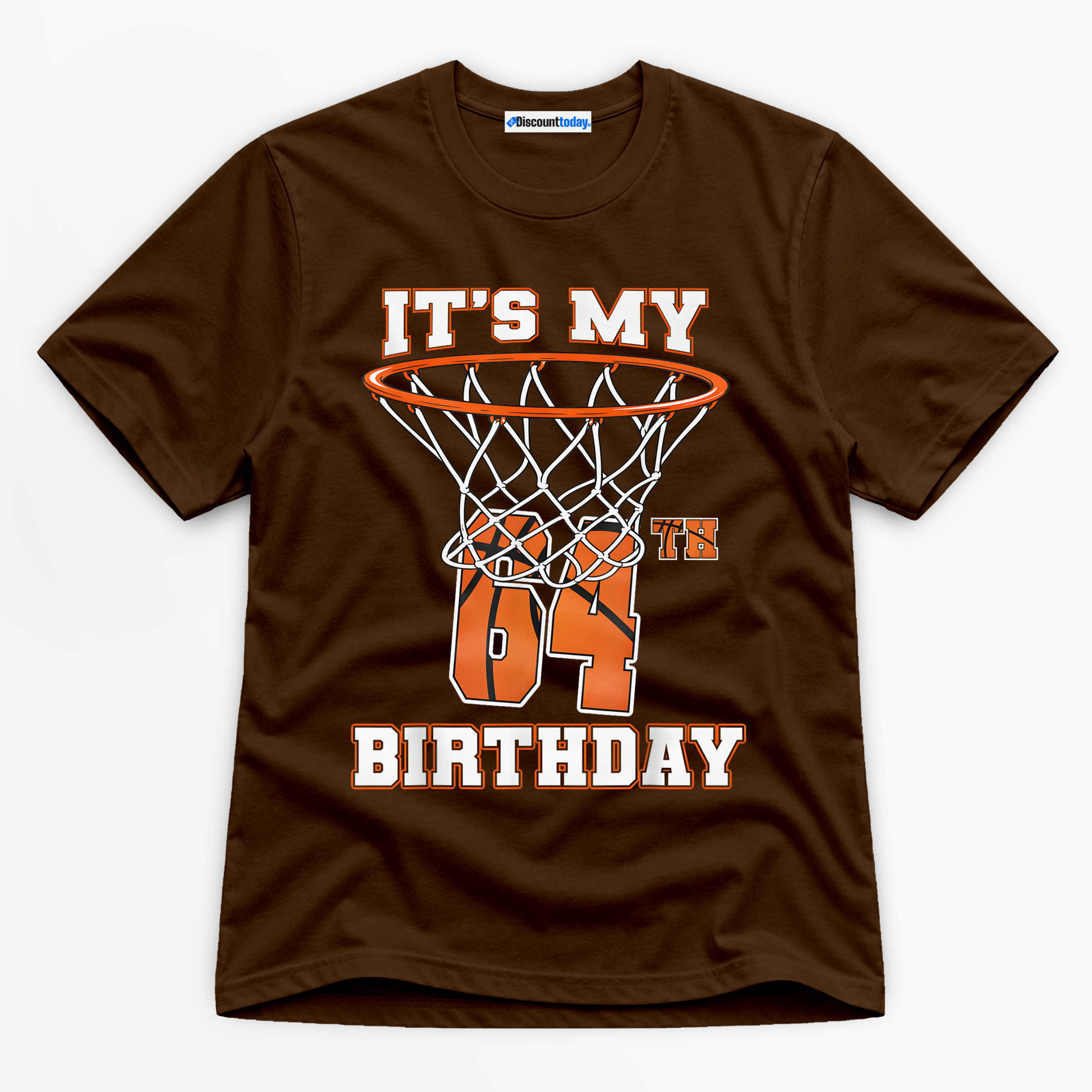 It's My 64th Birthday Basketball Premium Graphic T-Shirt - Birthday catona-1143-v5